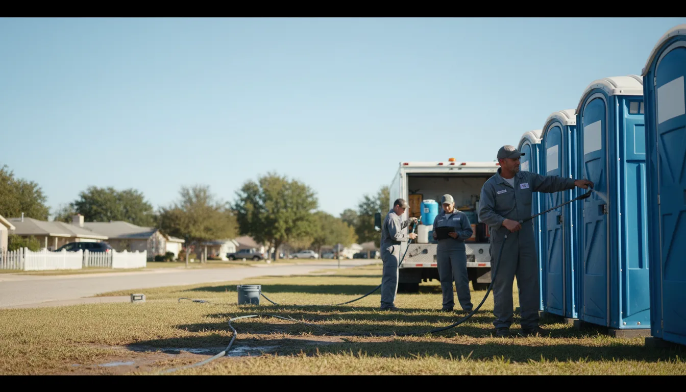 Long-Term Portable Toilet Rental in Wideman, AR near me